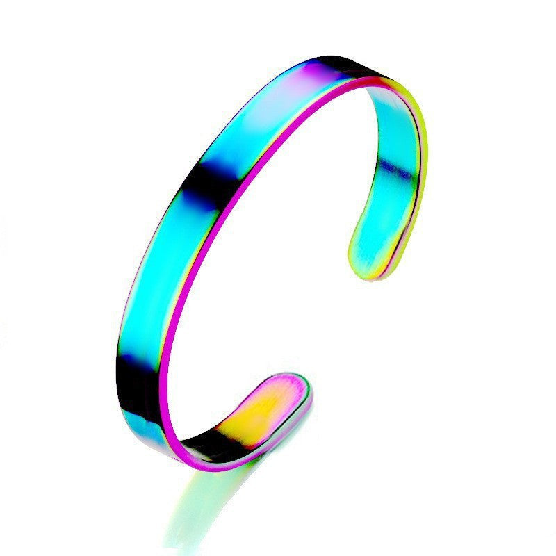 Titanium Steel Cuff Bracelet