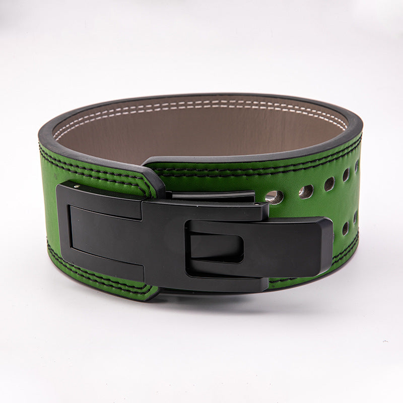 Quick buckle lever buckle sports fitness special belt squat deadlift men's training weight-bearing strength lifting belt women