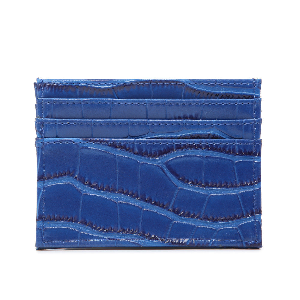 Textured Leather Card Sleeve