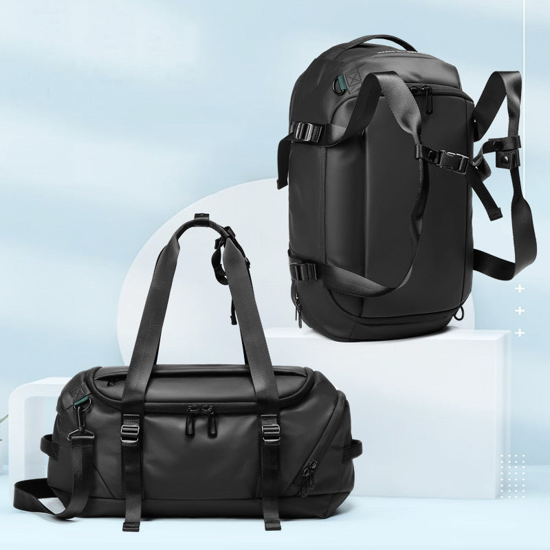 Multifunctional outdoor waterproof backpack gym bag large capacity travel handbag men's basketball soccer sports training bag