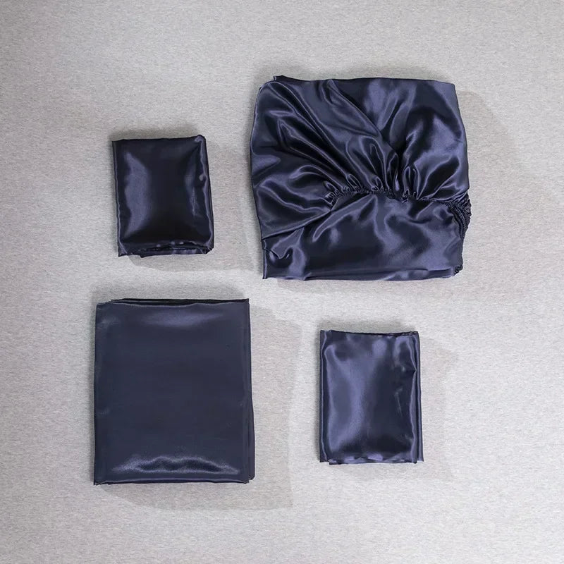 SATIN BED SET