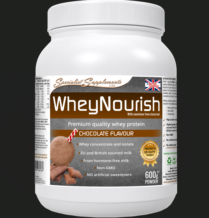 Whey chocolate protein powder Gentlemen's Oasis