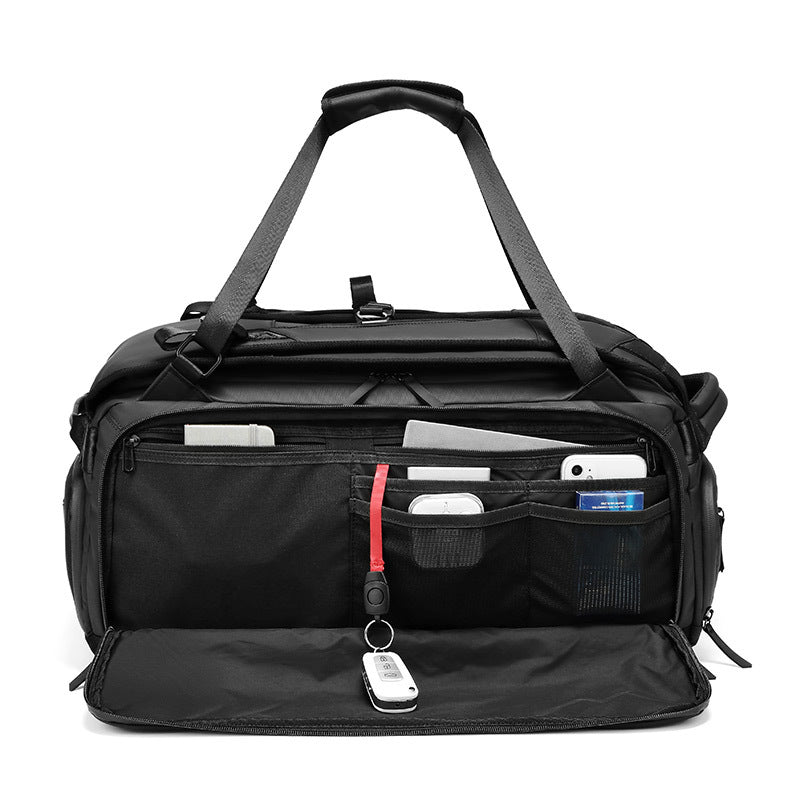 Multifunctional dry and wet separation sports fitness bag large-capacity outdoor travel bag business commuter men's backpack