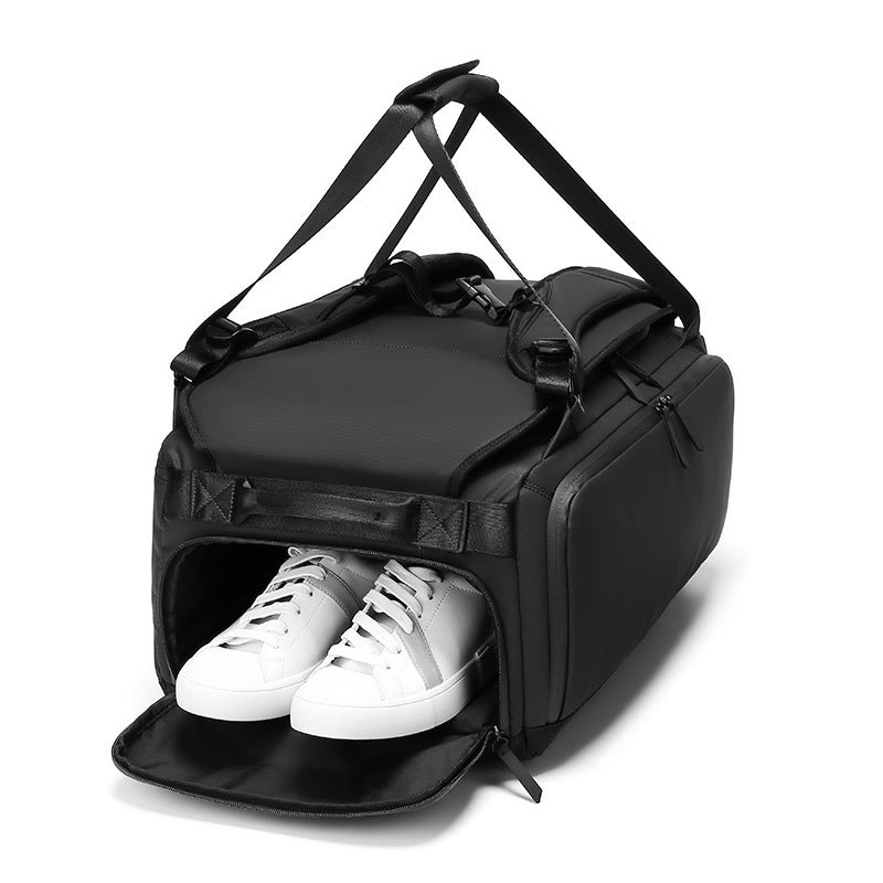 Multifunctional dry and wet separation sports fitness bag large-capacity outdoor travel bag business commuter men's backpack