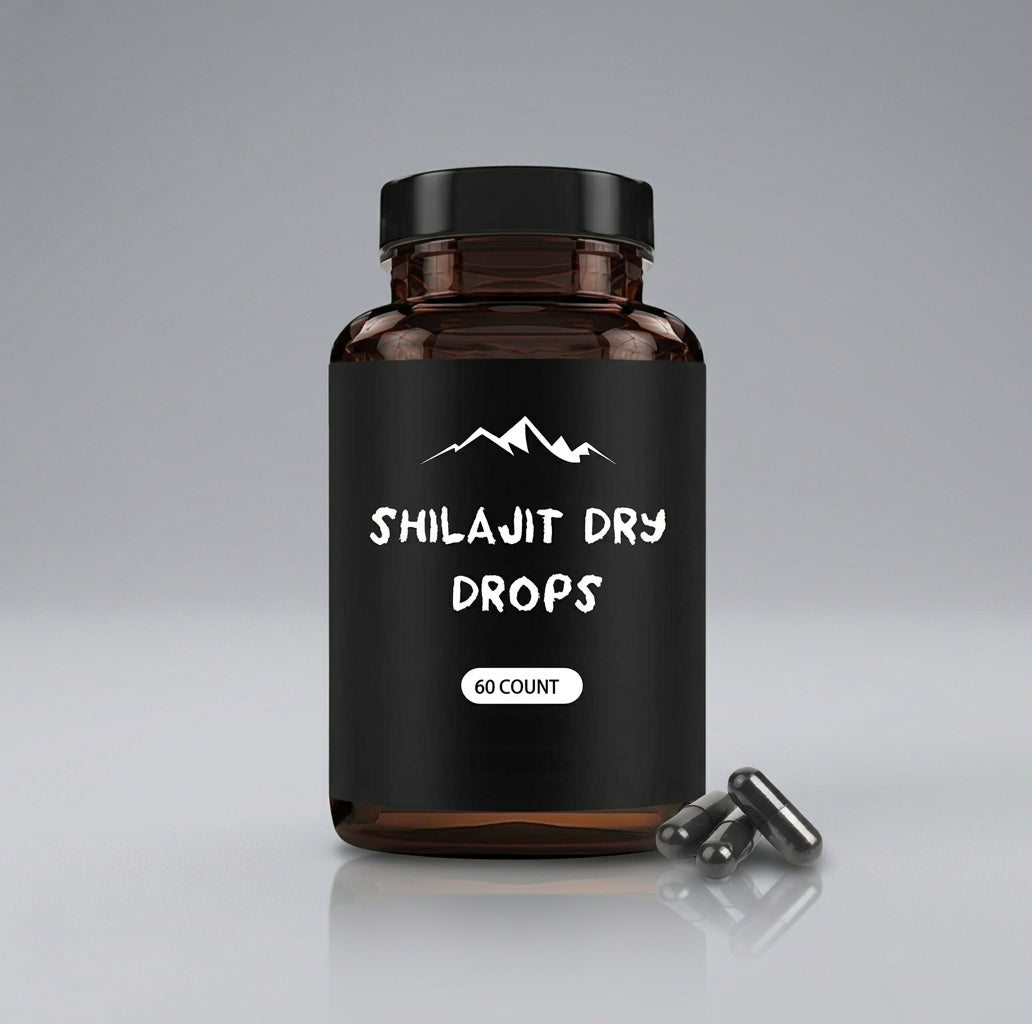 Pure Himalayan Shilajit Extract Capsules (80%+ Fulvic Acid)