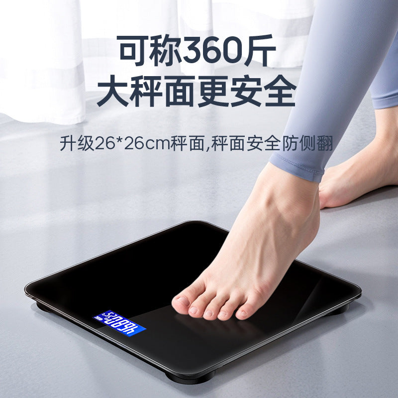 Weighing scale, high accuracy household smart body fat scale, Bluetooth rechargeable electronic scale, professional human body weighing scale