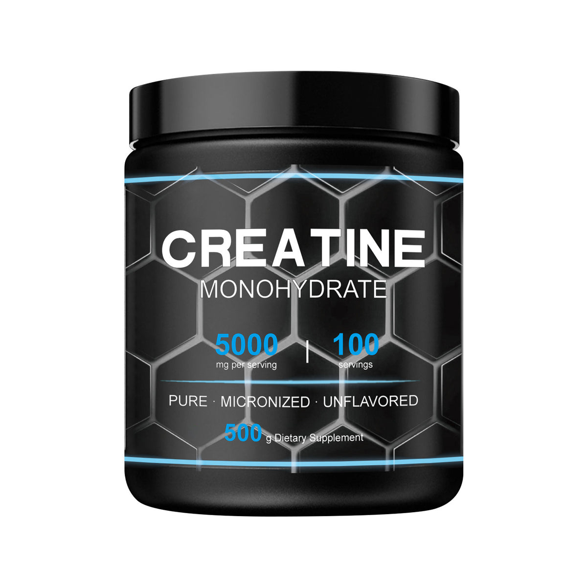 Cross-border export creatine powder creatine power creatine monohydrate complex 500g fitness essentials in stock