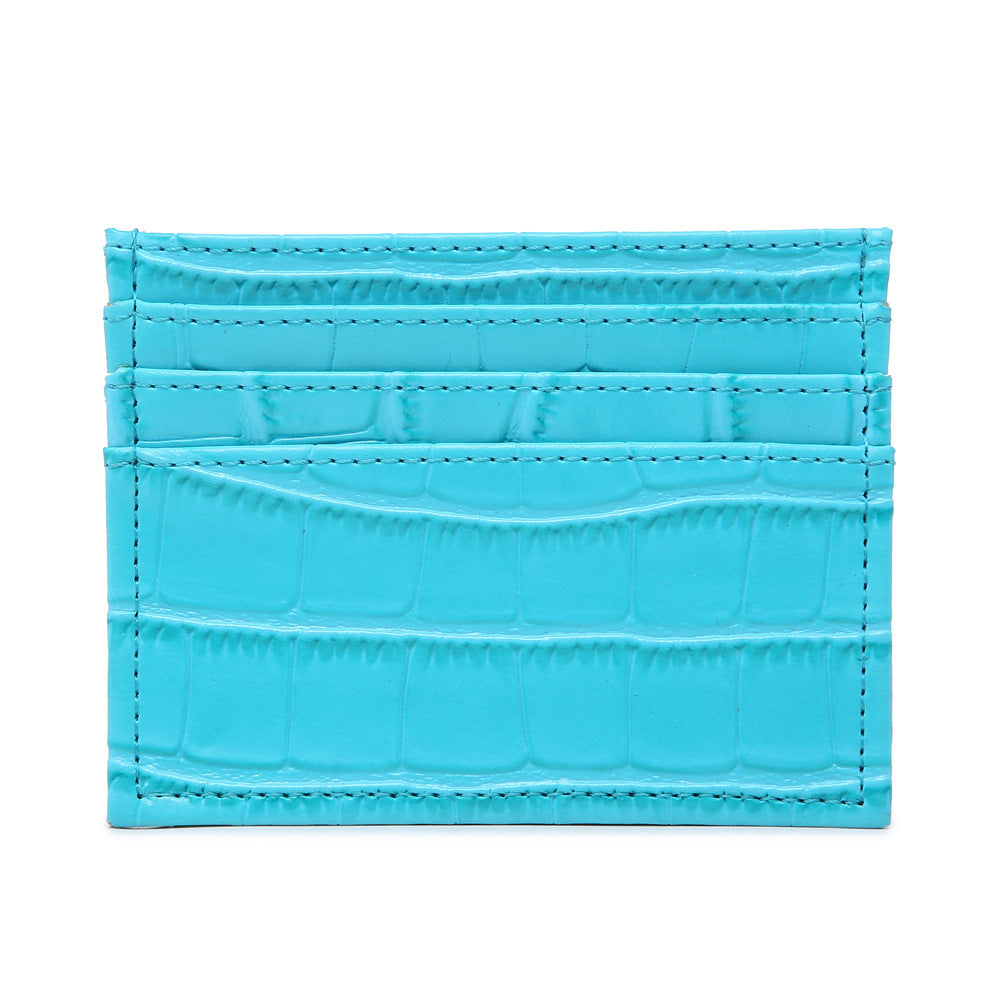 Cross-border popular card bags, credit card bags, women's multi-card slots, ostrich pattern card holders, bank card holders, wholesale one piece dropshipping