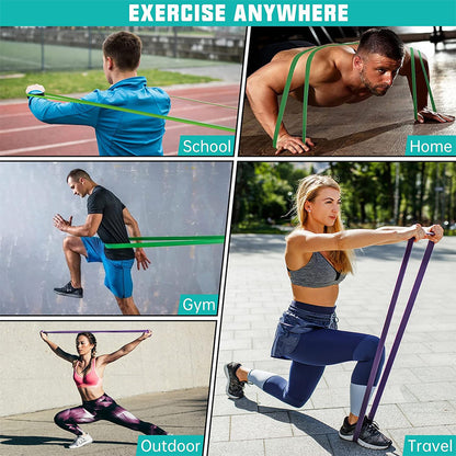 TPE Resistance Band Set: Yoga Stretch Band, Pull Band, Tensioner, Stretch Circle, Fitness Band, Pull-Up Weights