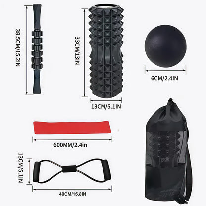 Cross-border foam roller muscle relaxation professional male roller type mace massage roller fitness stretching roller