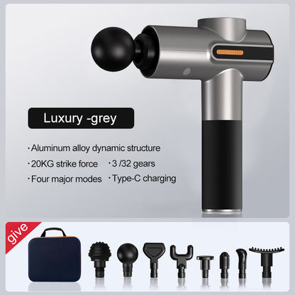 Professional fitness fascia gun muscle relaxation massager smart cervical massager transmembrane instrument cross-border fascia gun