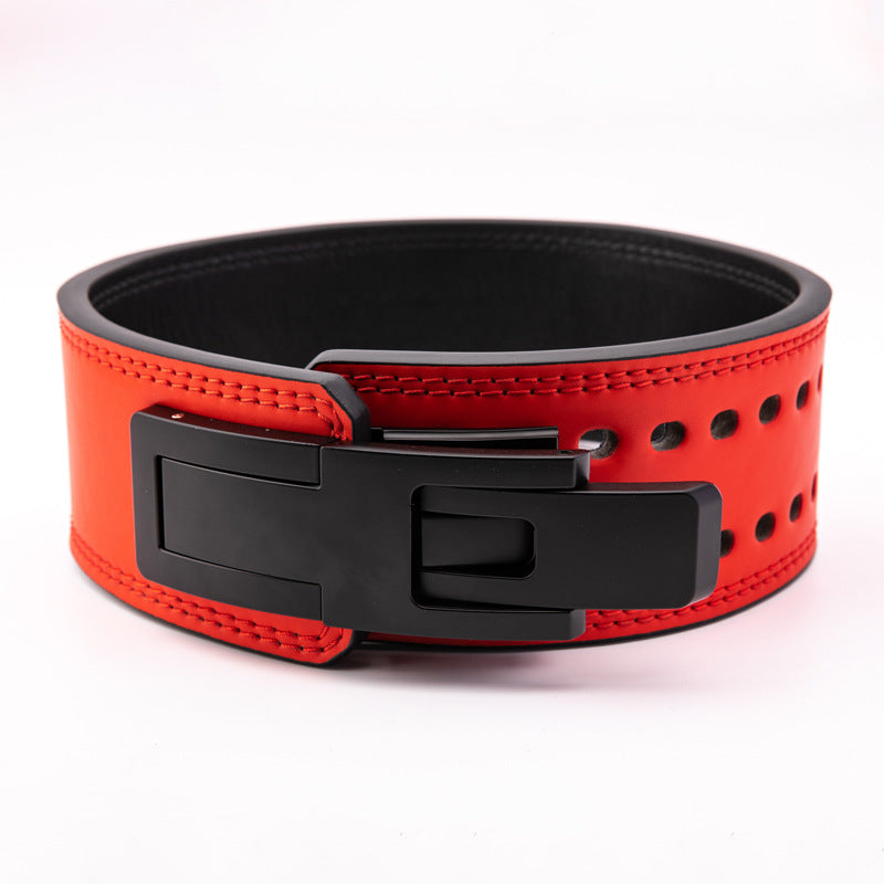 Quick buckle lever buckle sports fitness special belt squat deadlift men's training weight-bearing strength lifting belt women