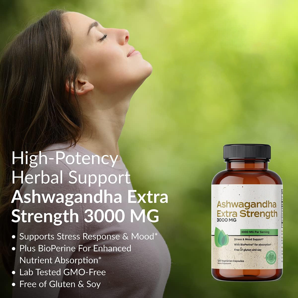 Organic Ashwagandha Extra Strength Capsules