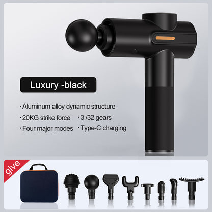 Professional fitness fascia gun muscle relaxation massager smart cervical massager transmembrane instrument cross-border fascia gun