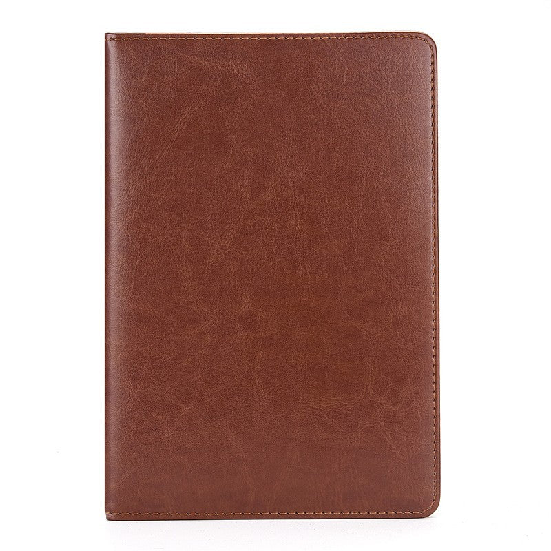 Business leather A5 notebook custom thickened office meeting notepad student high-value notebook can print LOGO