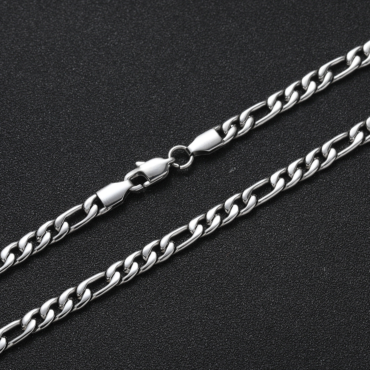 Classic Figaro Chain Necklace & Bracelet