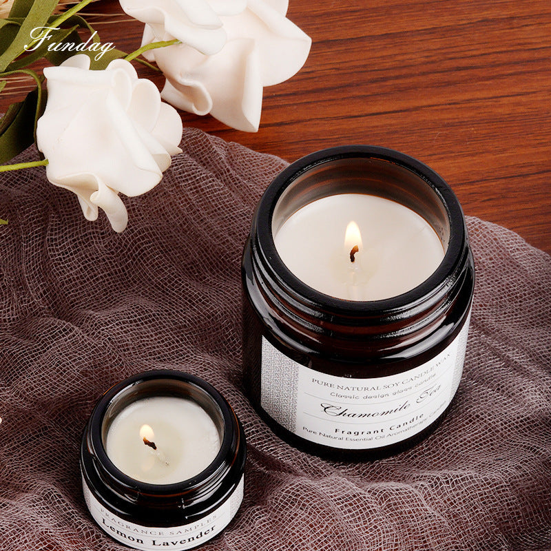 The factory has 67 scents in stock, high-end good-smelling plant essential oils, smokeless handmade soybean wax, scented candles, and trial incense packs