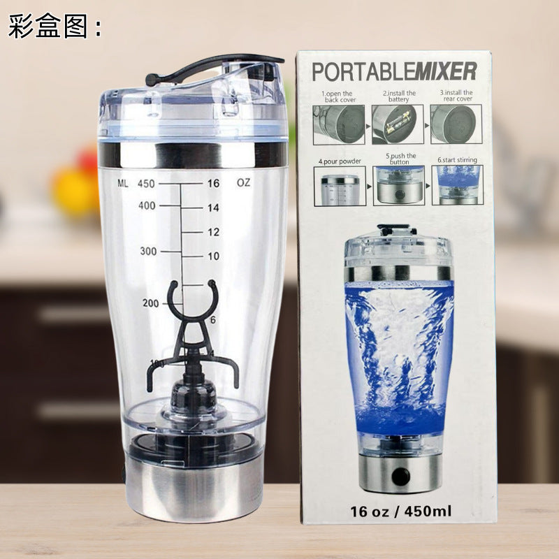 Carefully selected manufacturer large capacity automatic mixing cup protein powder sports fitness usb rechargeable electric shaker cup