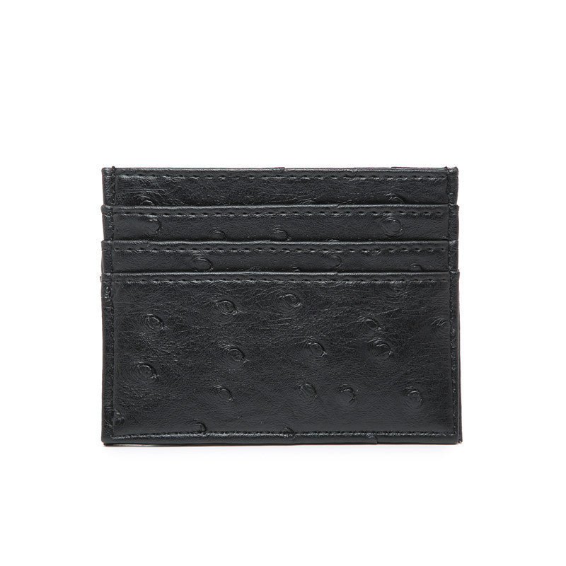 Cross-border popular card bags, credit card bags, women's multi-card slots, ostrich pattern card holders, bank card holders, wholesale one piece dropshipping
