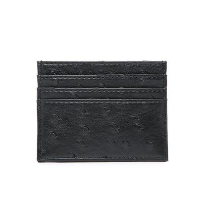 Cross-border popular card bags, credit card bags, women's multi-card slots, ostrich pattern card holders, bank card holders, wholesale one piece dropshipping
