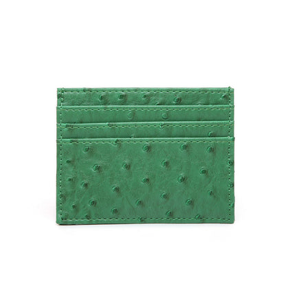Cross-border popular card bags, credit card bags, women's multi-card slots, ostrich pattern card holders, bank card holders, wholesale one piece dropshipping