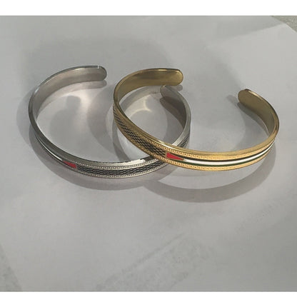 Stainless steel bracelet Middle East jewelry men's women's arabic jewelry furnace vacuum color retention Europe and the United States popular