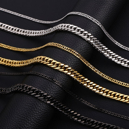 Double-Weave Beveled Cuban Chain