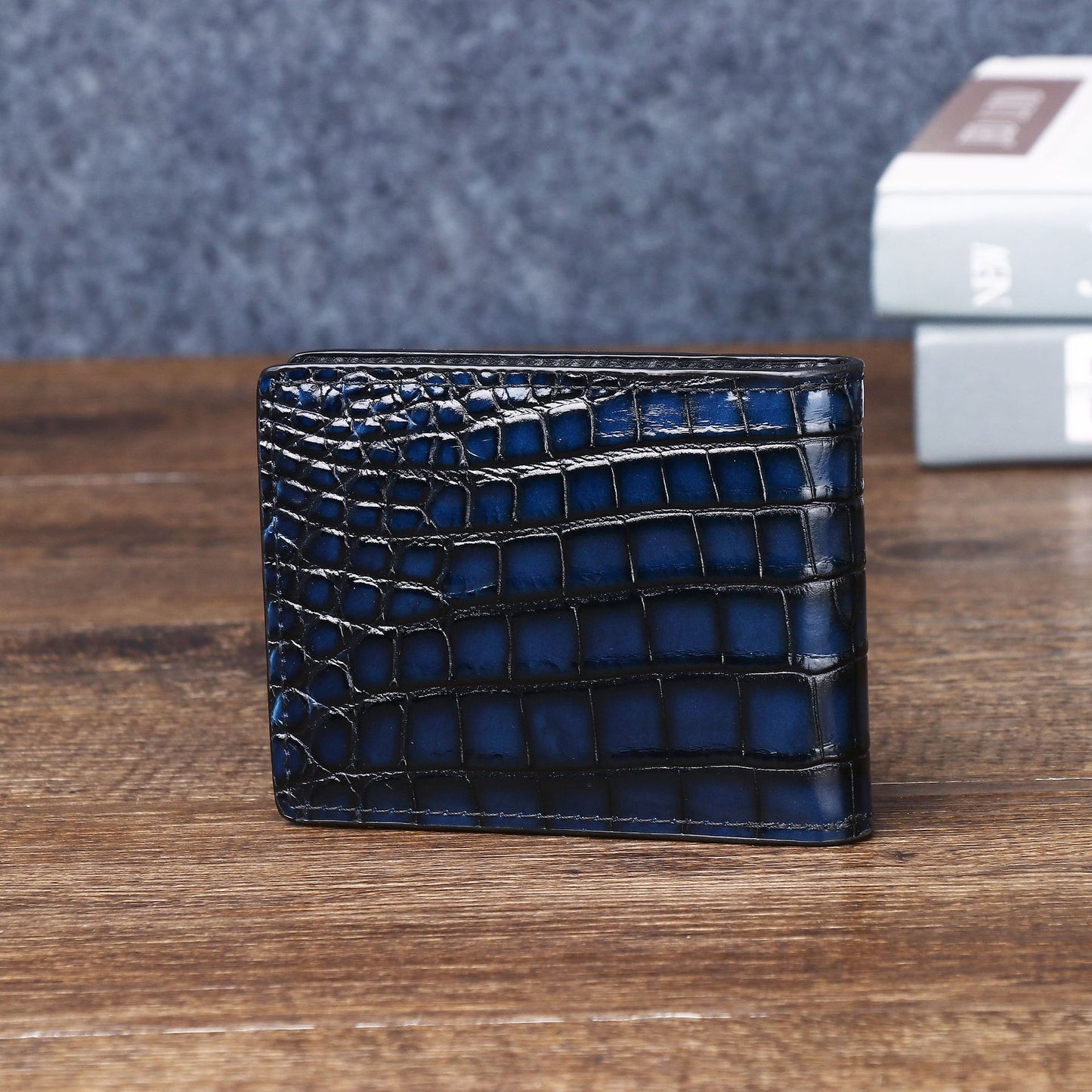 Polishing color crocodile belly pattern driver's license card bag multi-functional small bag trendy ID bag small wallet factory wholesale