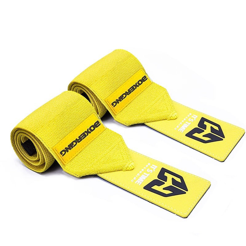 Fitness wrist brace male sprained wrist pain female bandage booster belt pressurized sports protection professional bench press deadlift weightlift