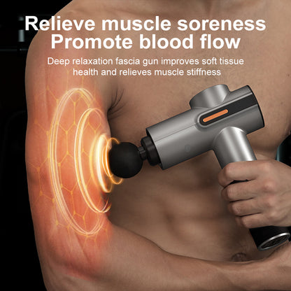 Professional fitness fascia gun muscle relaxation massager smart cervical massager transmembrane instrument cross-border fascia gun