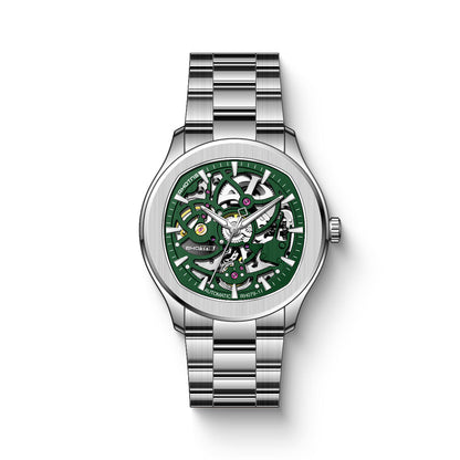 Automatic Skeleton Stainless Steel Watch