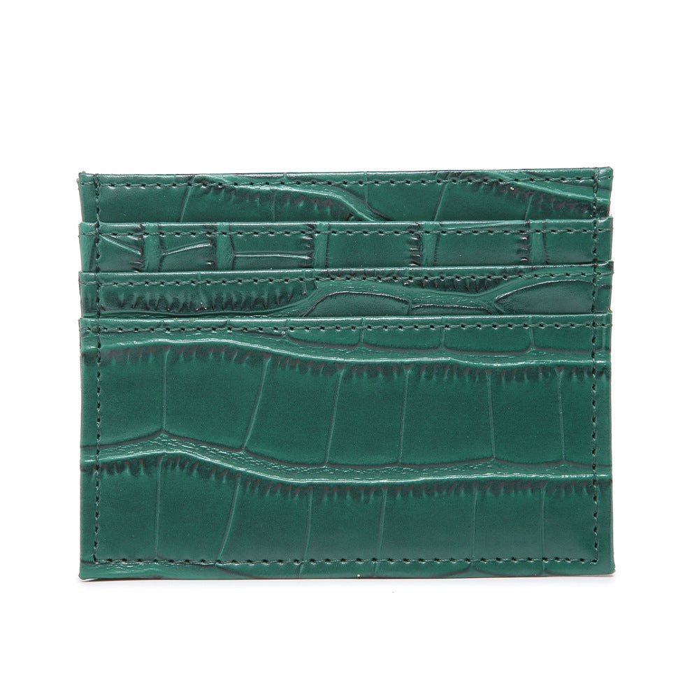 Cross-border popular card bags, credit card bags, women's multi-card slots, ostrich pattern card holders, bank card holders, wholesale one piece dropshipping
