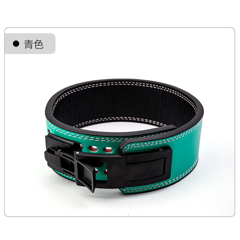 Quick buckle lever buckle sports fitness special belt squat deadlift men's training weight-bearing strength lifting belt women