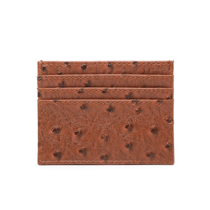Cross-border popular card bags, credit card bags, women's multi-card slots, ostrich pattern card holders, bank card holders, wholesale one piece dropshipping