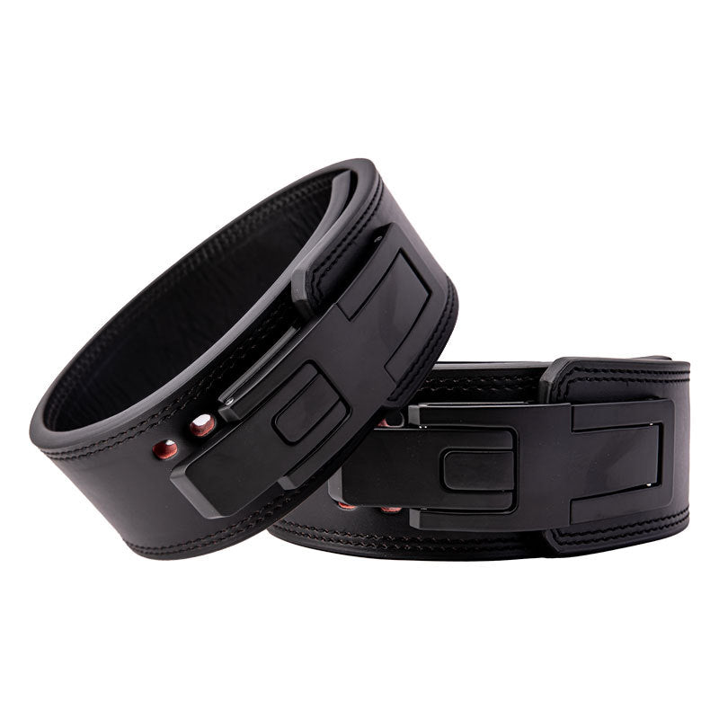 Quick buckle lever buckle sports fitness special belt squat deadlift men's training weight-bearing strength lifting belt women