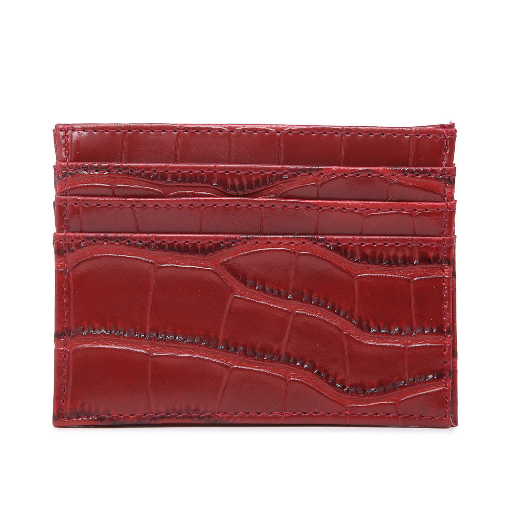 Cross-border popular card bags, credit card bags, women's multi-card slots, ostrich pattern card holders, bank card holders, wholesale one piece dropshipping