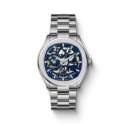 Automatic Skeleton Stainless Steel Watch
