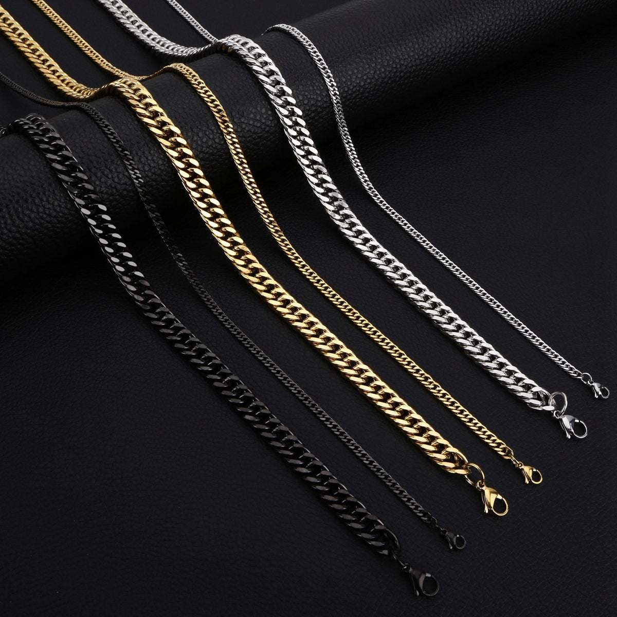 Double-Weave Beveled Cuban Chain