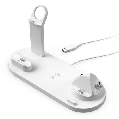 Cross-border hot selling mobile phone wireless charger, headphone charging stand, watch holder, multi-functional wireless charger
