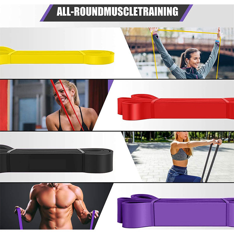 TPE Resistance Band Set: Yoga Stretch Band, Pull Band, Tensioner, Stretch Circle, Fitness Band, Pull-Up Weights