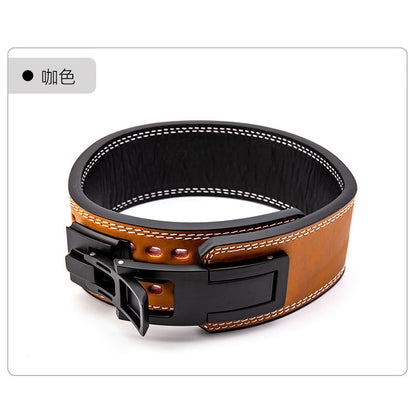 Quick buckle lever buckle sports fitness special belt squat deadlift men's training weight-bearing strength lifting belt women