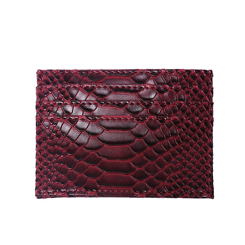 Cross-border popular card bags, credit card bags, women's multi-card slots, ostrich pattern card holders, bank card holders, wholesale one piece dropshipping