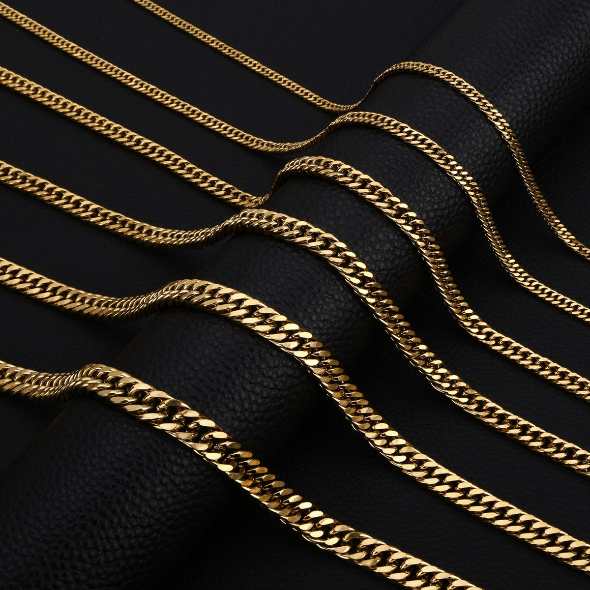 Double-Weave Beveled Cuban Chain