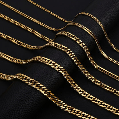 Double-Weave Beveled Cuban Chain