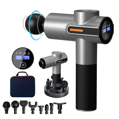 Professional fitness fascia gun muscle relaxation massager smart cervical massager transmembrane instrument cross-border fascia gun