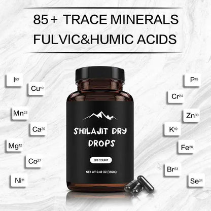 Foreign trade hot selling product Shilajit resin capsule Shilajitcapsule mineral supplement manufacturer organic