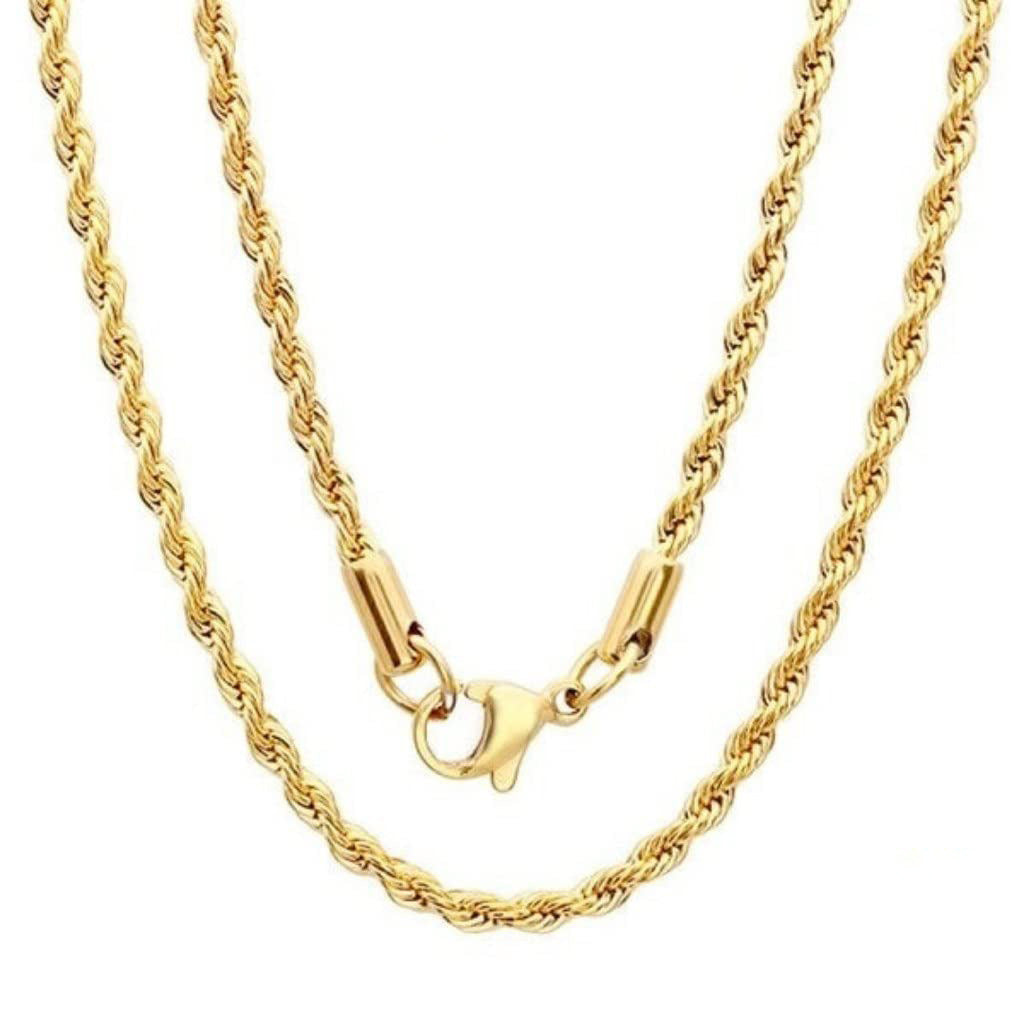 Stainless Steel Rope Chain Necklace