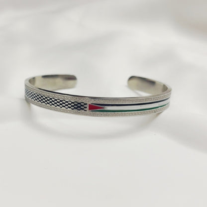 Stainless steel bracelet Middle East jewelry men's women's arabic jewelry furnace vacuum color retention Europe and the United States popular