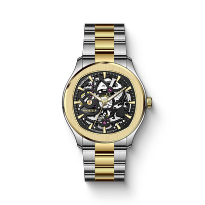 Automatic Skeleton Stainless Steel Watch