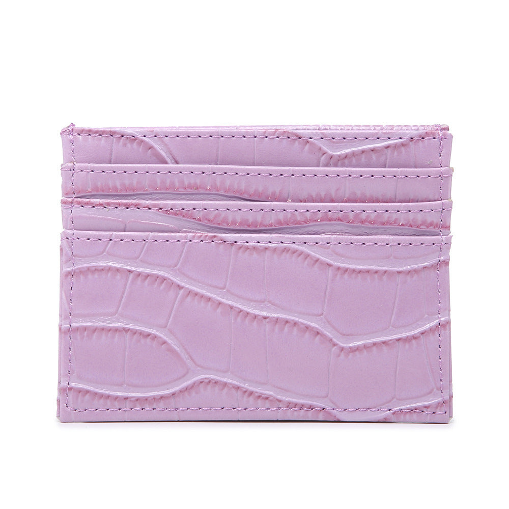 Cross-border popular card bags, credit card bags, women's multi-card slots, ostrich pattern card holders, bank card holders, wholesale one piece dropshipping